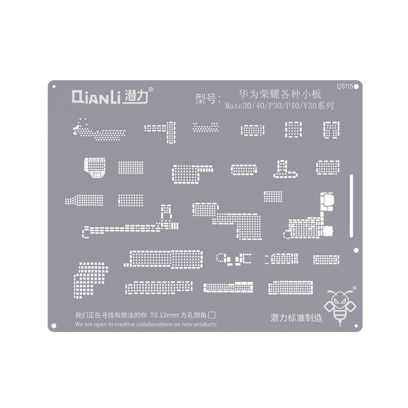 Qianli Bumblebee Stencil (QS115) For Huawei and Honor Mate