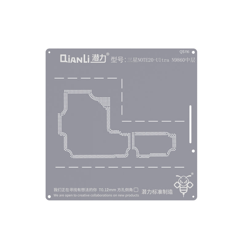 Qianli Bumblebee Stencil (QS116) For Samsung Note 20 Ultra