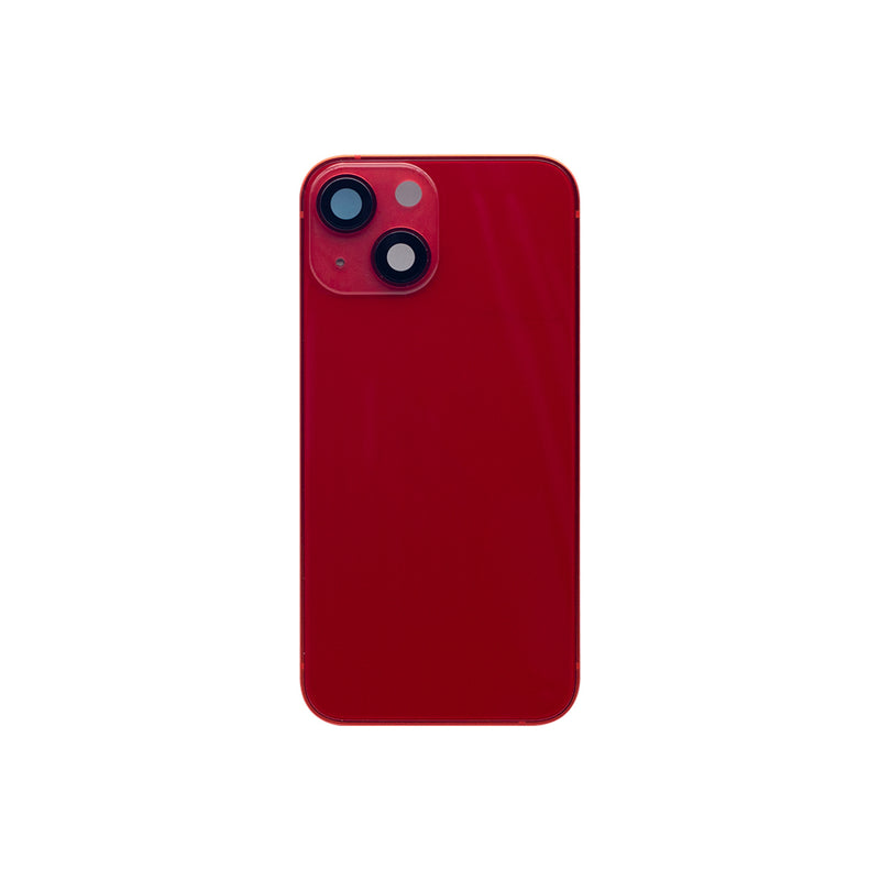 For iPhone 13 Mini Back Housing Only Frame And Extra Glass Red