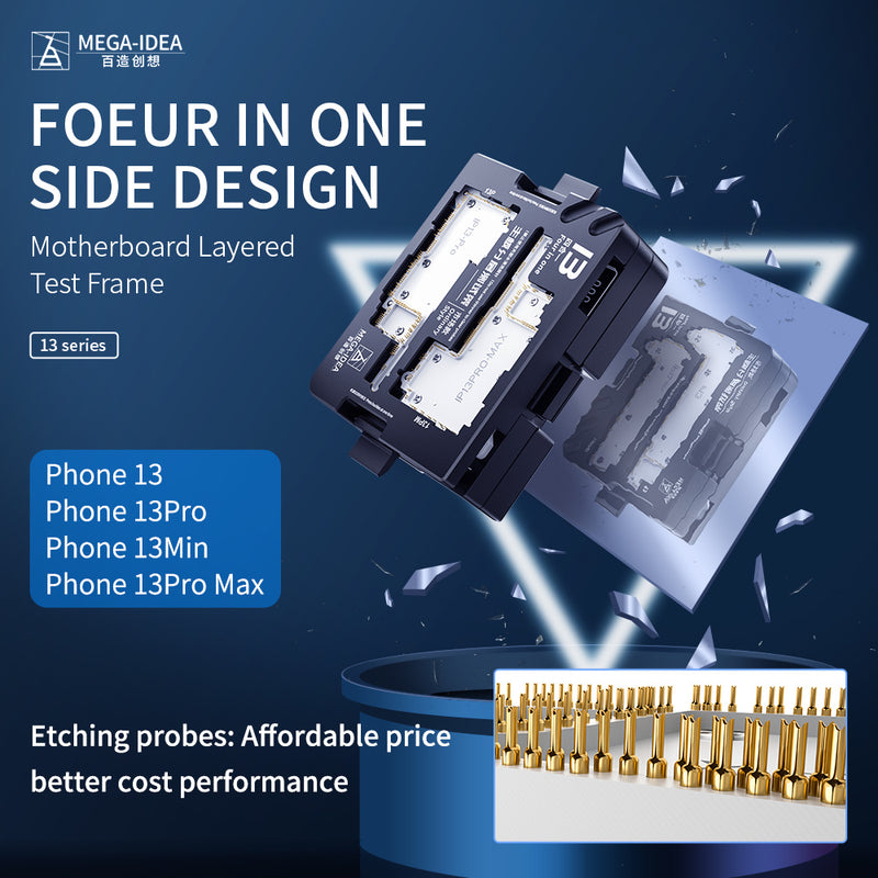 Qianli Mega-Idea 4 in 1 Motherboard Test Frame For iPhone 13, 13 Pro, 13 Pro Max, 13 Mini