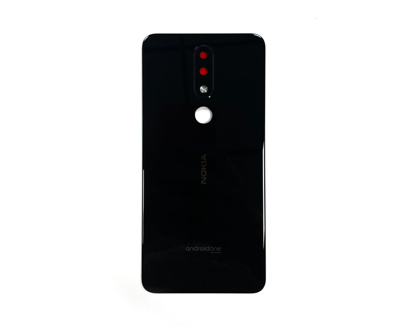 Nokia 5.1 Plus (X5) Back Cover Black (+ Lens)