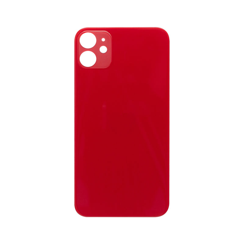For iPhone 11 Extra Glass Red (Enlarged camera frame)