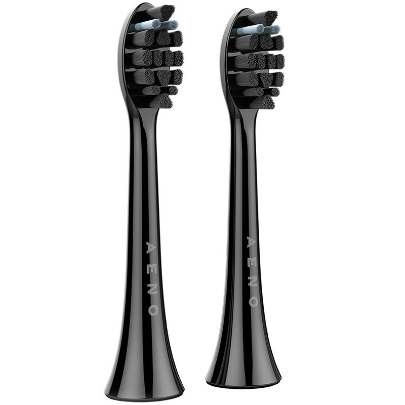 Aeno DB3/DB4/DB5/DB6 Replacement Toothbrush Heads Black (2pcs)