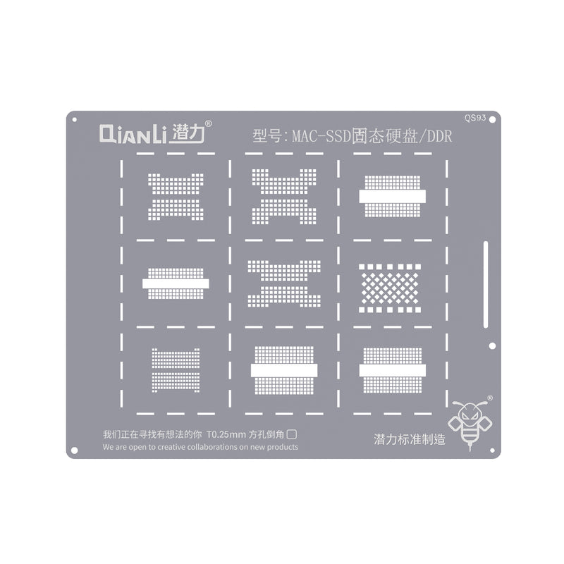 Qianli Bumblebee Stencil For MAC-SSD / DDR (QS93)