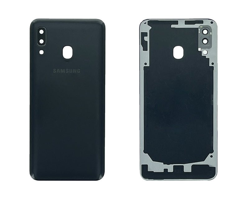 Samsung Galaxy A30 A305F Back Cover Black (+Lens)