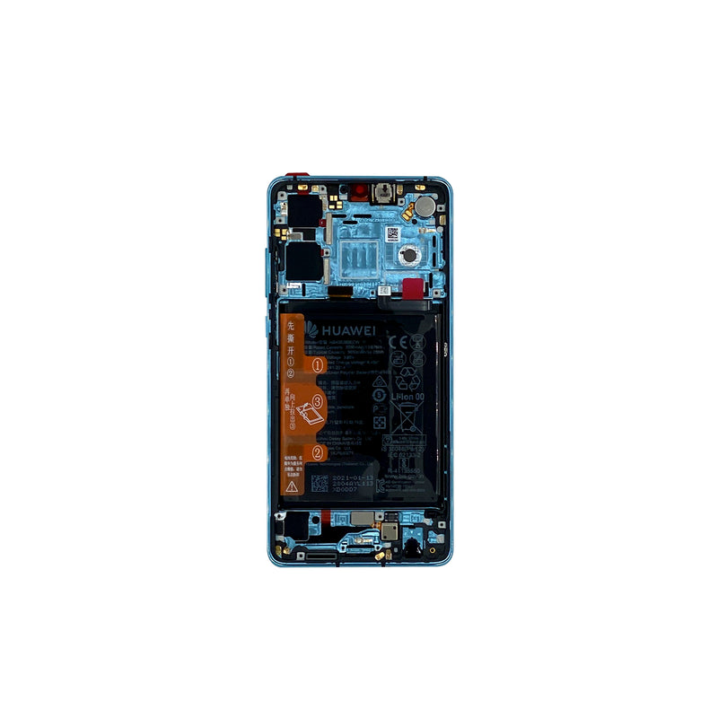 Huawei P30 (ELE-L29, ELE-L09) New Version Display And Digitizer Complete Aurora Blue
