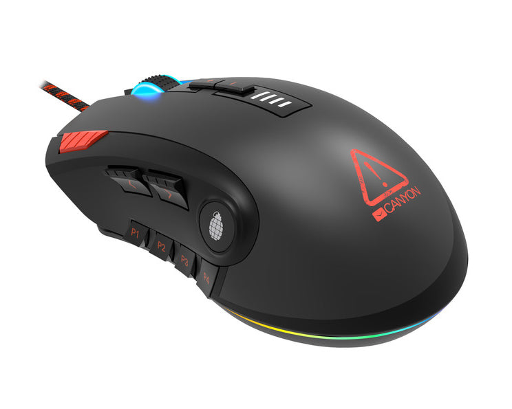 Canyon Gaming Mouse GM-15 Merkava RGB 12 Buttons Black
