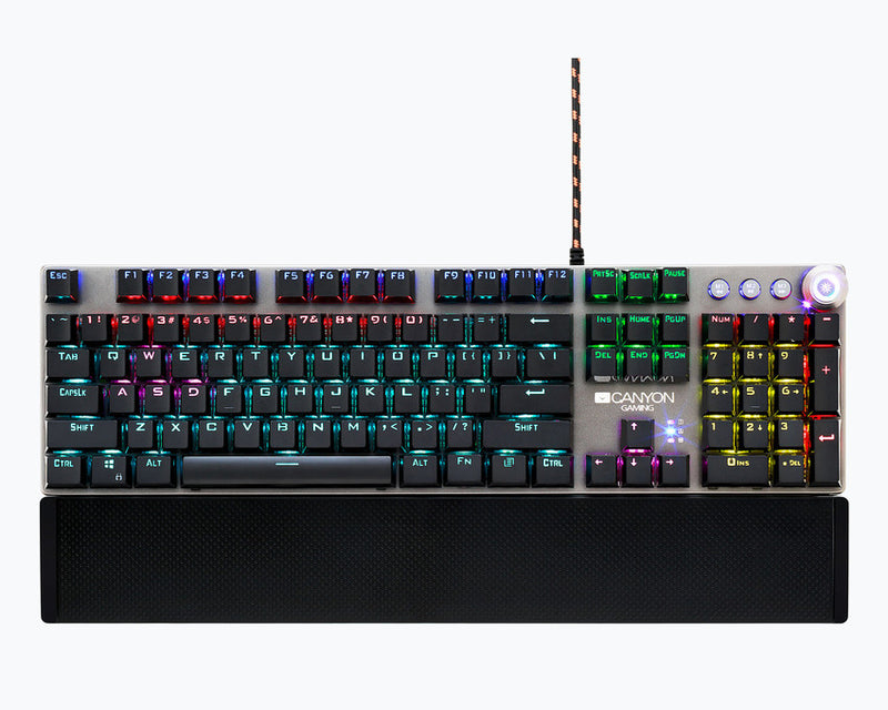 Canyon Gaming Keyboard GK-7 Nightfall RGB Dark Grey
