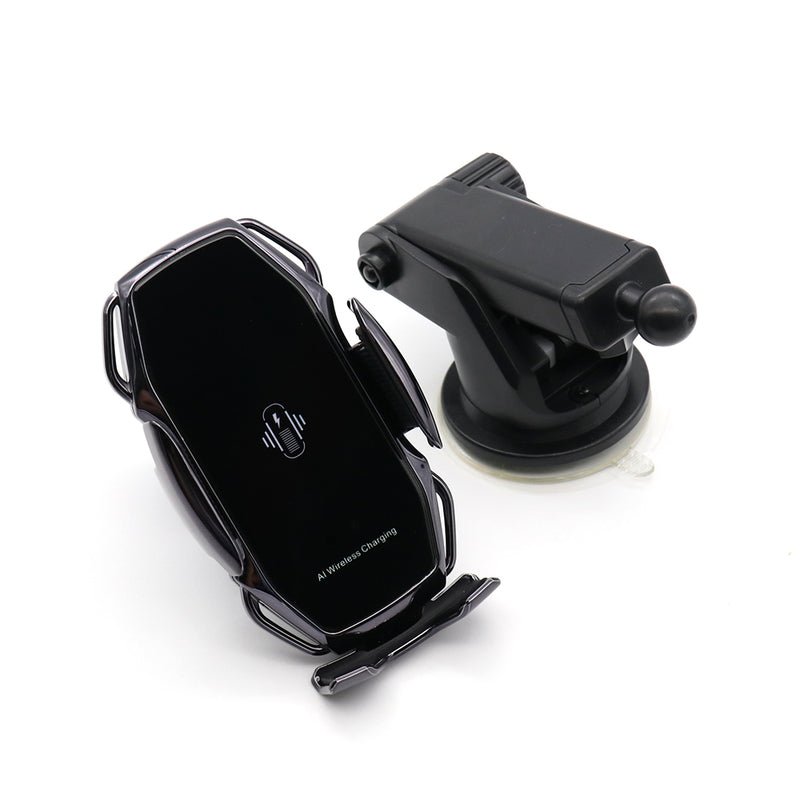 Wireless Car Charger Smart Sensor Black A5
