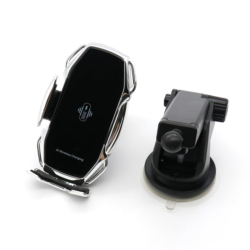 Wireless Car Charger Smart Sensor Silver A5