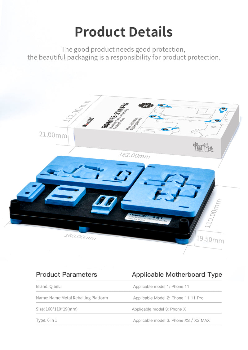 Qianli 6 in 1 Reballing Platform