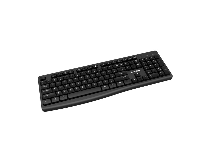 Canyon Keyboard KBW-50 Wireless Standard US Black