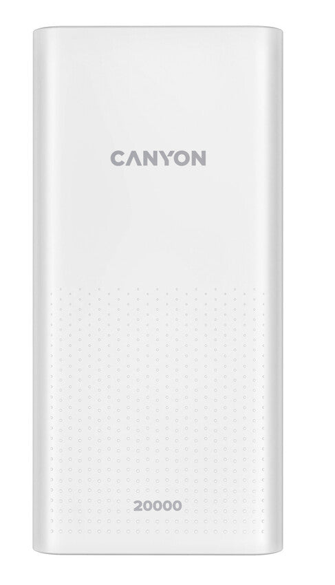 Canyon Powerbank PB-2001 SUB, USB-C 20.000 mAh White