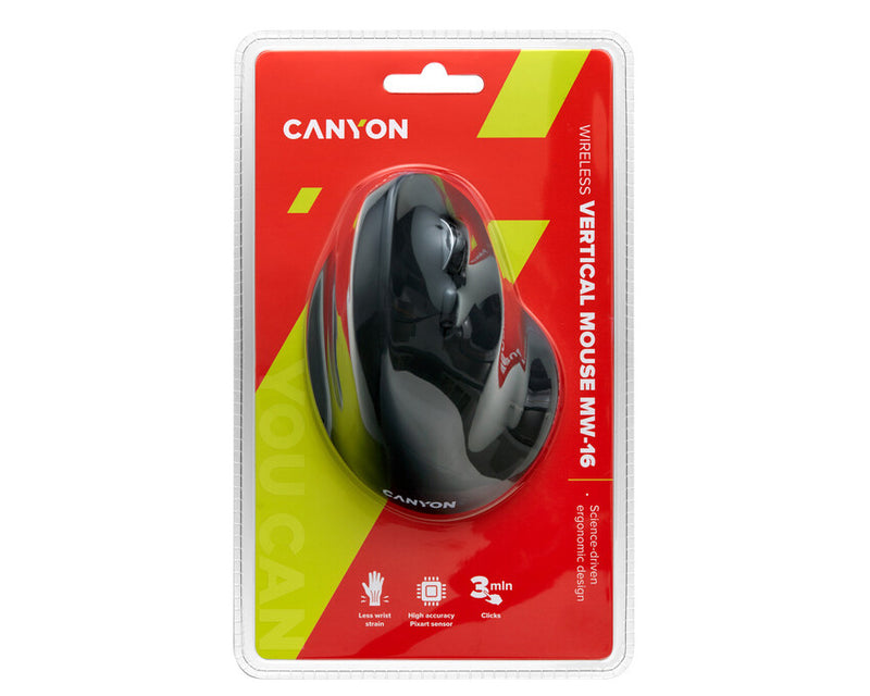 Canyon Wireless Vertical Mouse MW-16 Black