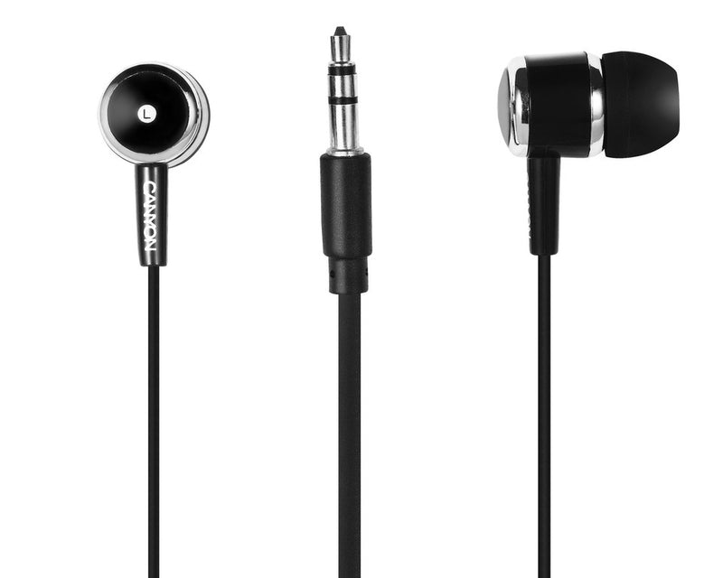 Canyon In-Ear Headset EPM-01 Mic 1.2M Black