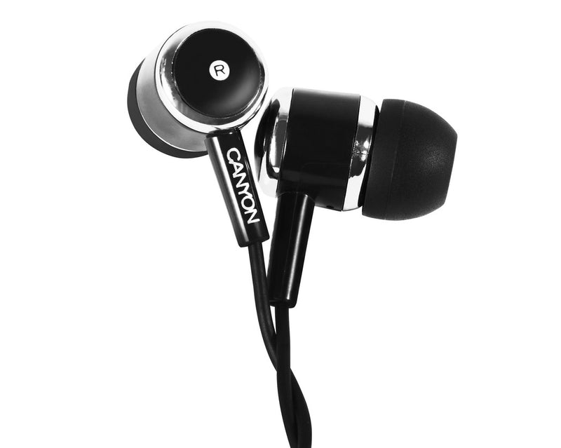 Canyon In-Ear Headset EPM-01 Mic 1.2M Black