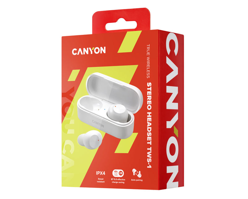 Canyon Wireless TWS-1 Headset In-Ear White