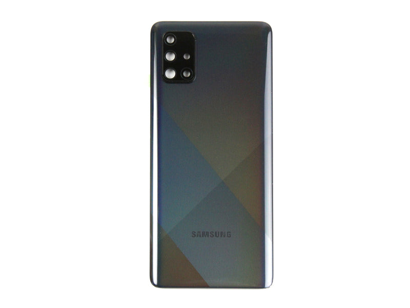 Samsung Galaxy A71 A715F Back Cover Prism Crush Black (+ Lens)