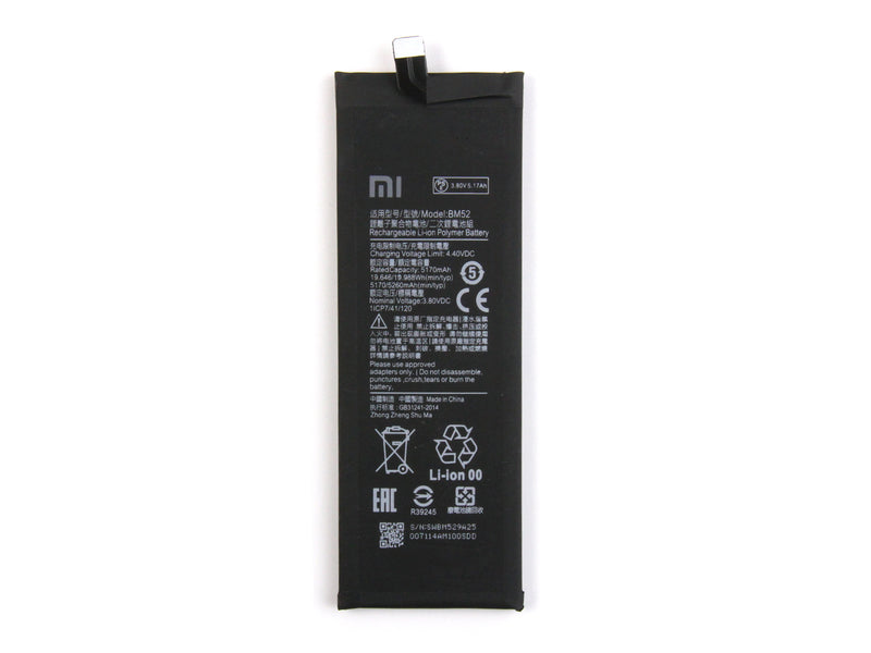 Xiaomi Mi Note 10 (M1910F4G) Mi Note 10 Pro (M1910F4S) Battery BM52 (OEM)
