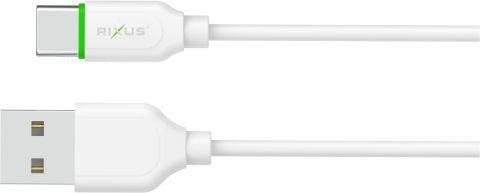 Rixus RXU82C Boost Data Cable Type C 200cm White