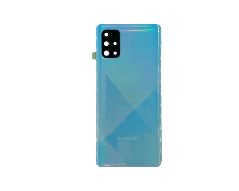 Samsung Galaxy A71 A715F Back Cover Prism Crush Blue (+ Lens)