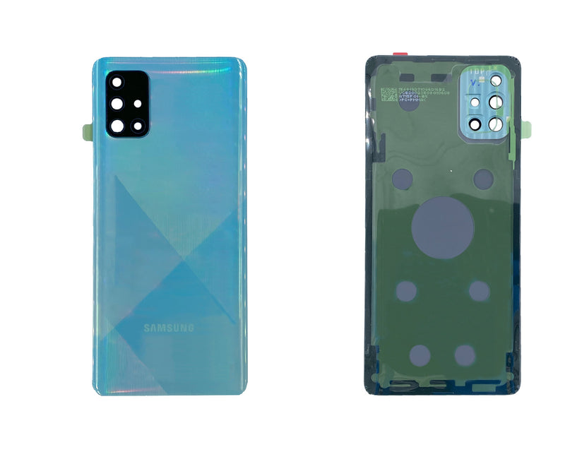 Samsung Galaxy A71 A715F Back Cover Prism Crush Blue (+ Lens)