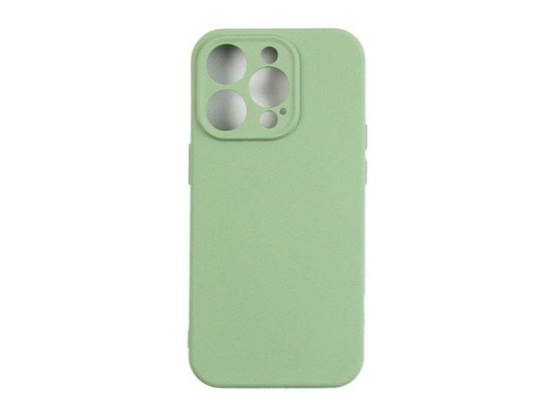 Rixus For iPhone 14 Pro Max Soft TPU Phone Case Matcha