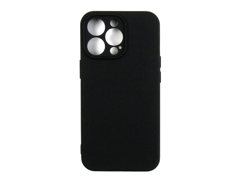 Rixus For iPhone 13 Pro Soft TPU Phone Case Black