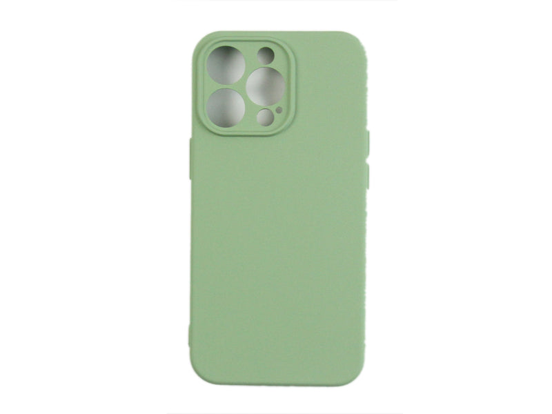 Rixus For iPhone 13 Pro Soft TPU Phone Case Matcha