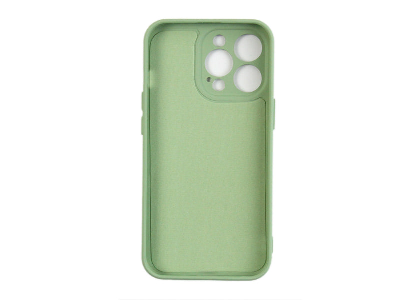 Rixus For iPhone 13 Pro Soft TPU Phone Case Matcha