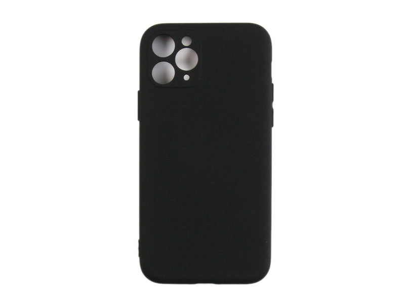 Rixus For iPhone 11 Pro Soft TPU Phone Case Black