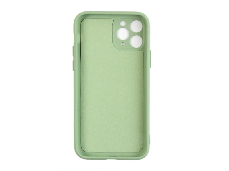 Rixus For iPhone 11 Pro Soft TPU Phone Case Matcha