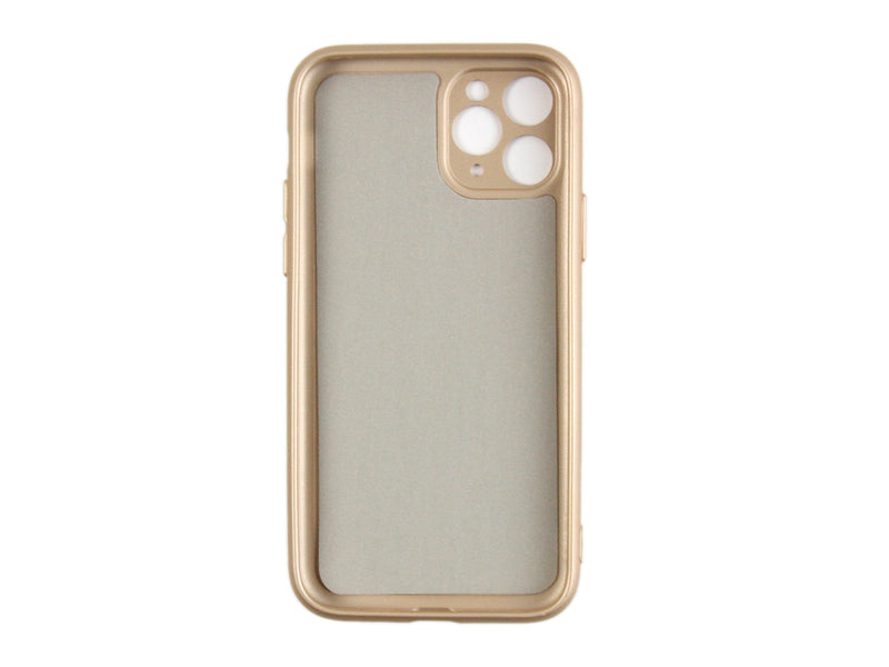 Rixus For iPhone 11 Pro Soft TPU Phone Case Gold