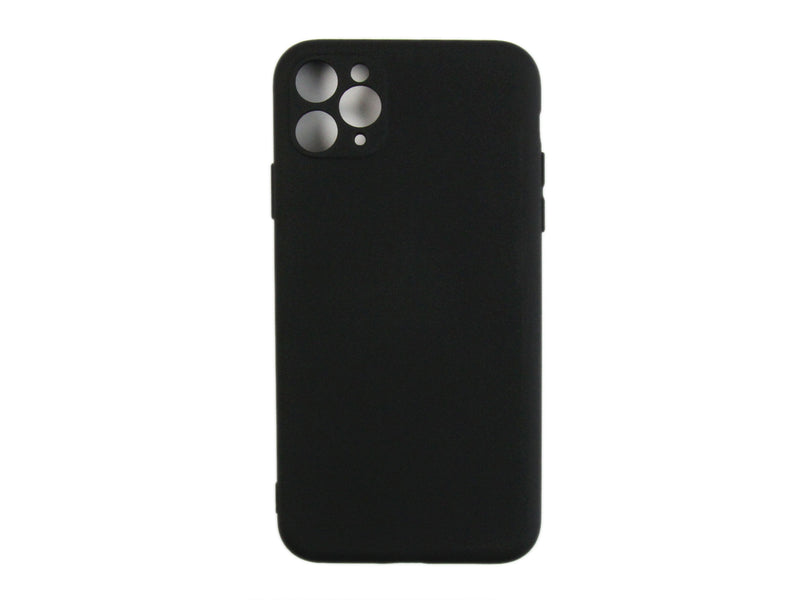 Rixus For iPhone 11 Pro Max Soft TPU Phone Case Black