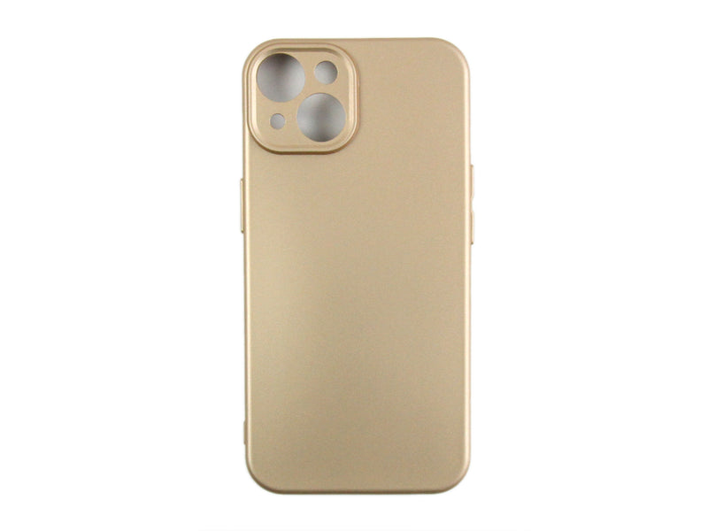 Rixus For iPhone 14 Soft TPU Phone Case Gold