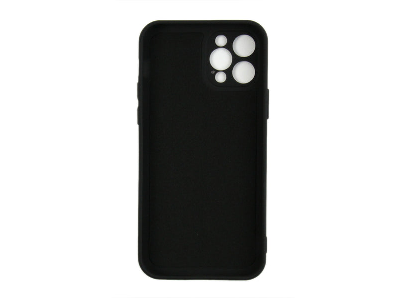 Rixus For iPhone 12 Pro Soft TPU Phone Case Black