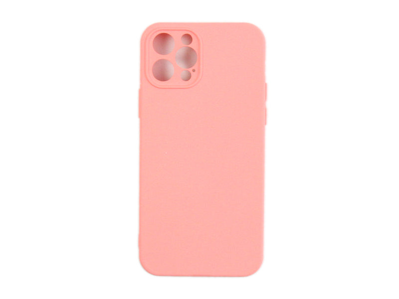 Rixus For iPhone 12 Pro Soft TPU Phone Case Pink