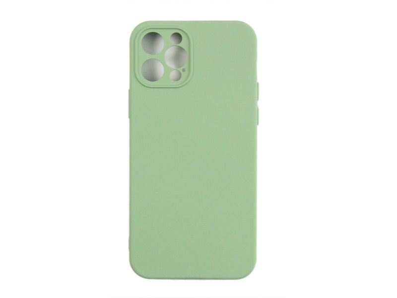 Rixus For iPhone 12 Pro Soft TPU Phone Case Matcha