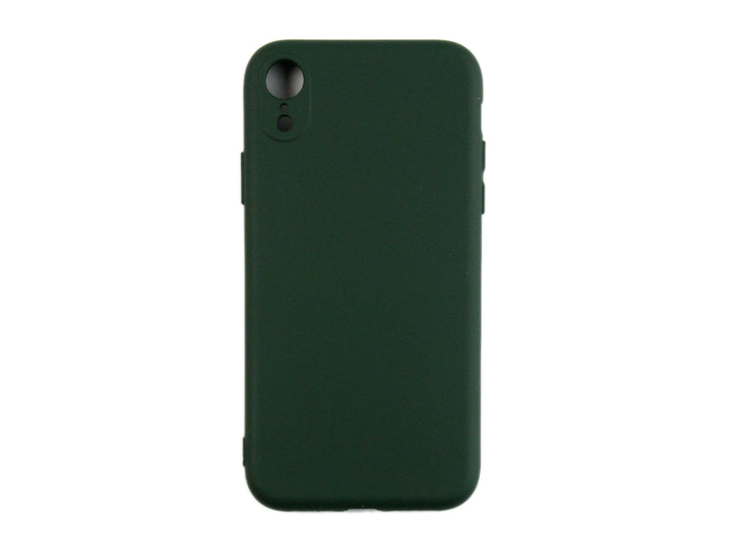 Rixus For iPhone XR Soft TPU Phone Case Dark Green