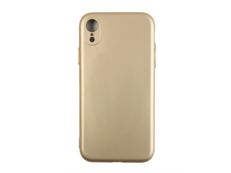 Rixus For iPhone XR Soft TPU Phone Case Gold