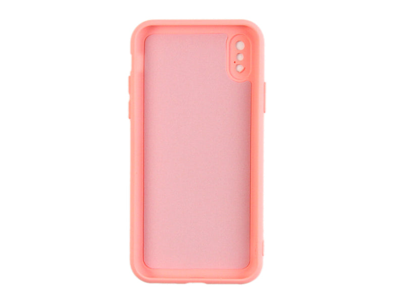 Rixus For iPhone X, XS Soft TPU Phone Case Pink