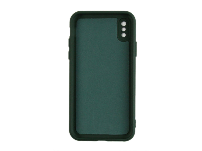 Rixus For iPhone X, XS Soft TPU Phone Case Dark Green