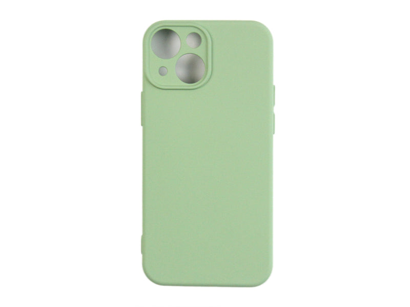 Rixus For iPhone 13 Mini Soft TPU Phone Case Matcha