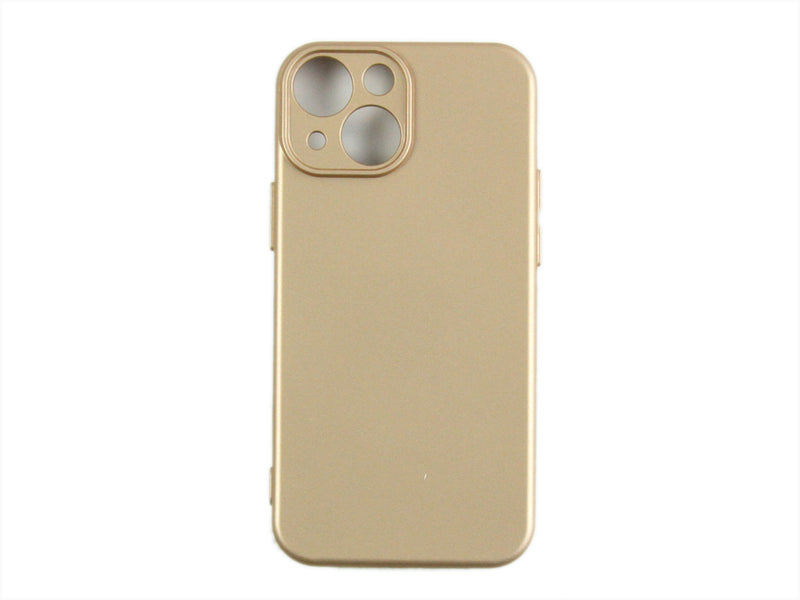 Rixus For iPhone 13 Mini Soft TPU Phone Case Gold
