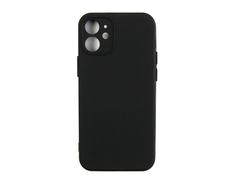 Rixus For iPhone 12 Mini Soft TPU Phone Case Black