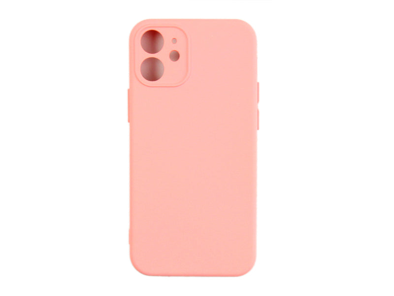 Rixus For iPhone 12 Mini Soft TPU Phone Case Pink