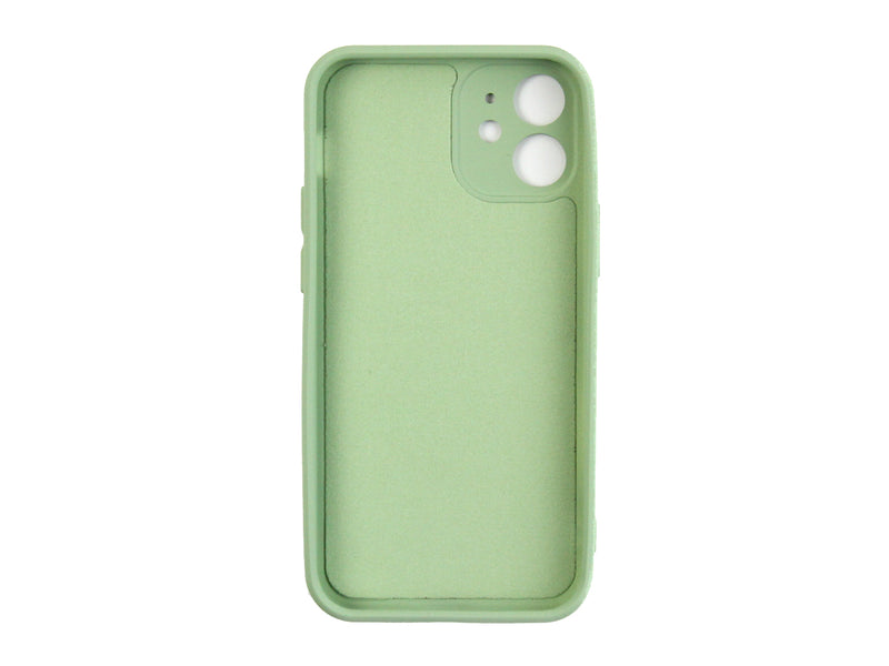 Rixus For iPhone 12 Mini Soft TPU Phone Case Matcha