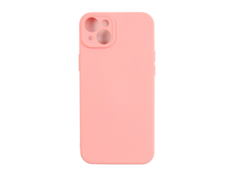 Rixus For iPhone 14 Plus Soft TPU Phone Case Pink