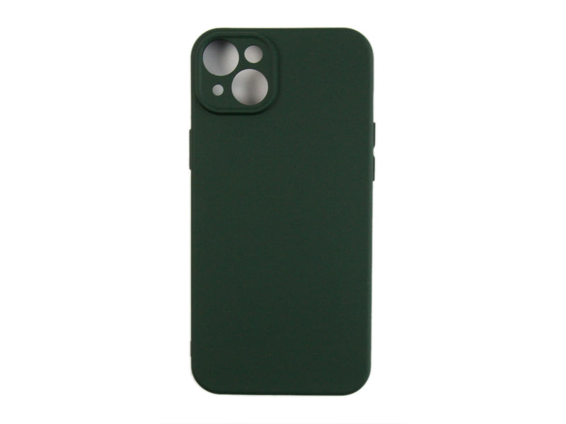 Rixus For iPhone 14 Plus Soft TPU Phone Case Dark Green