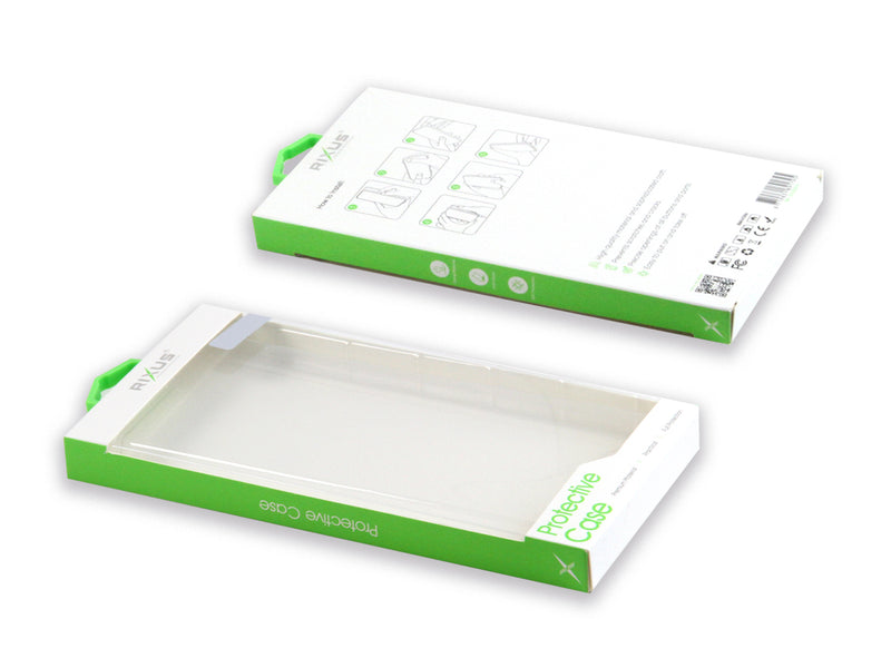 Rixus For iPhone 12 Mini Anti-Burst Case Transparent
